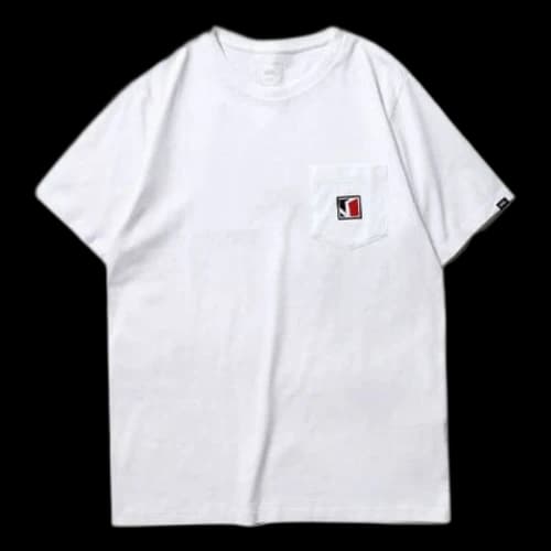 Vans Pocket Embroidered Short Sleeve Couple Style White