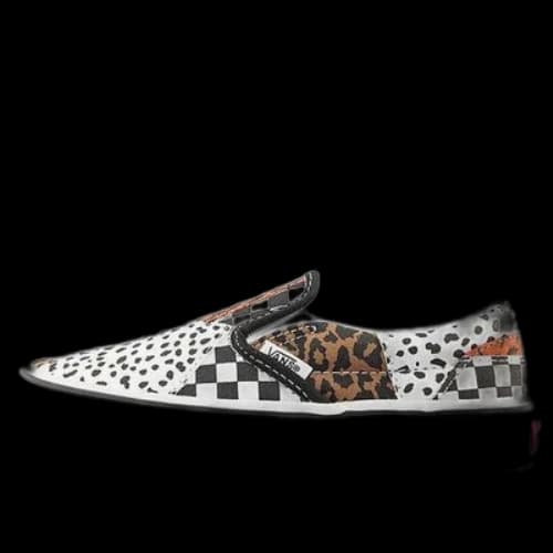 Vans Slip-On Low Tops Casual Skateboarding Shoes Leopard print