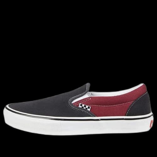 Vans Slip-On Casual Skateboarding Shoes Unisex Black Red