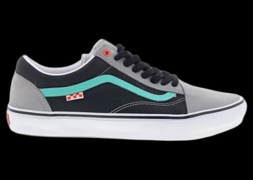 Vans Skate Old Skool Grey Black Aqua