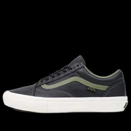 Vans Skate Old Skool Butter Leather 'Black Green'