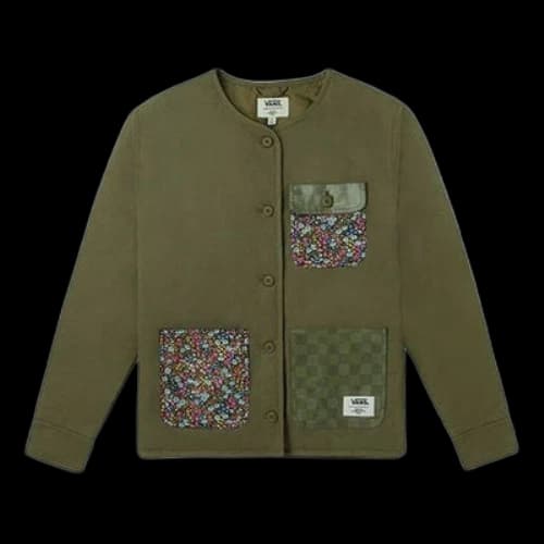Vans Made With Liberty Fabric Jacket 'Olive Green' (Women's)