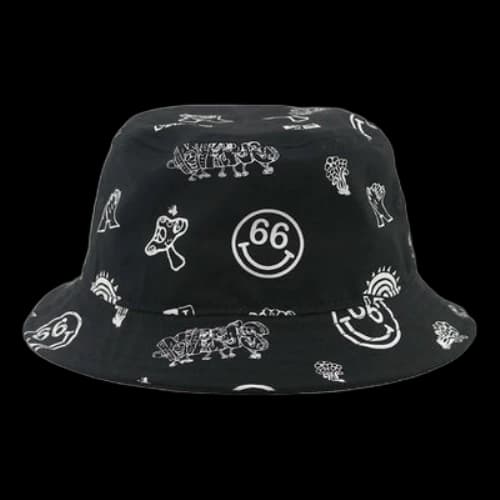 Vans Casual Graphic Bucket Hat 'Black White'
