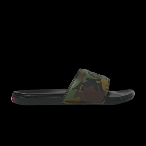 Vans La Costa Slide-On Lightweight Cozy Low Top Casual Unisex Green Slippers 'Green Black'
