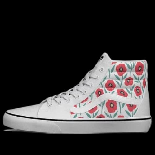 Vans Flowers Sk8-hi Sneakers Multicolor White