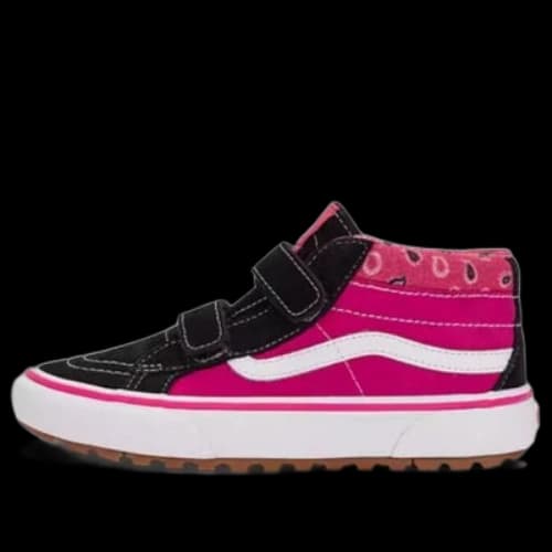(GS) Vans Paisley Sk8-Mid Reissue 'Pink Black'