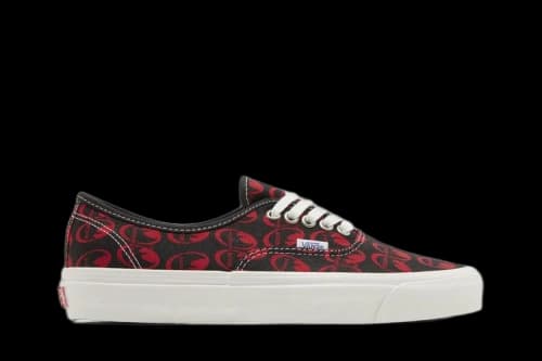 Vans Mooneyes x Authentic 44 DX 'Anaheim Factory - Black Red'