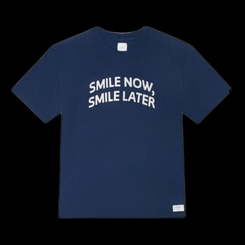 Vans Just Smile T-Shirt 'Navy'