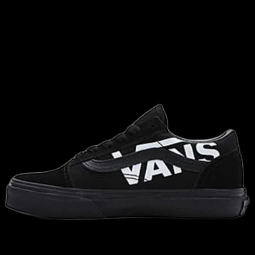 (PS) Vans Logo Old Skool Shoes 'Black'