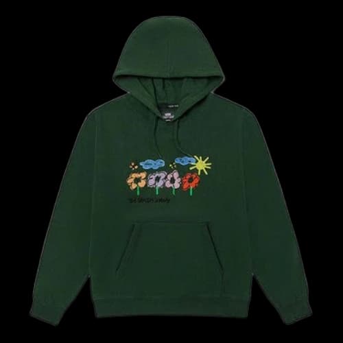 Vans x Sandy Liang Fleece Pullover Hoodie 'Green'