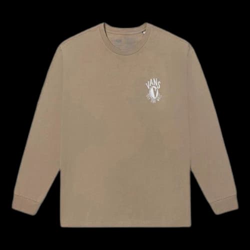 Vans Off The Wall Long Sleeve Tee 'Brown'