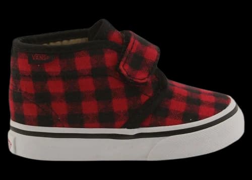 Vans Chukka V Twill Gingham Black Red (TD)