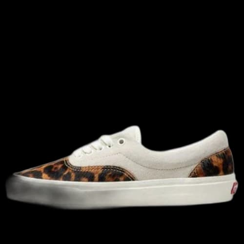 Vans Era Leopard Print Splicing 'White Brown'
