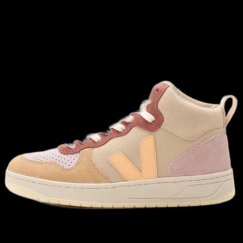 VEJA V-15 High-top Suede 'Peach Beige'
