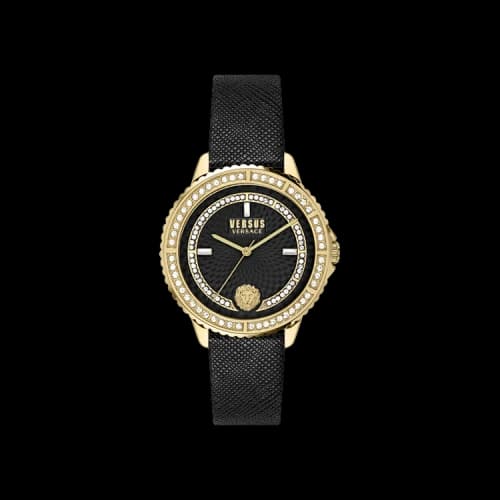 Versace Montorgueil Crystal Strap Watch 'Gold'