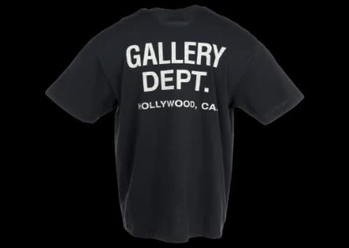 Gallery Dept. Souvenir T-Shirt Black White