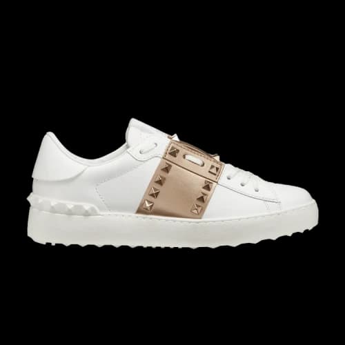 Valentino Rockstud 'Untitled - White Metallic Gold' (Women's)