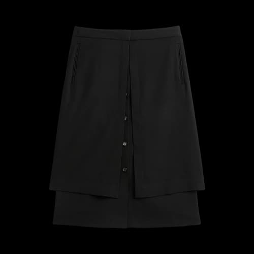 Lemaire Double Skirt 'Black'