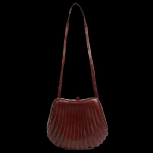 Lemaire Carlos Textured Bag 'Chestnut'