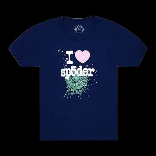 Sp5der Souvenir Tee 'Navy'