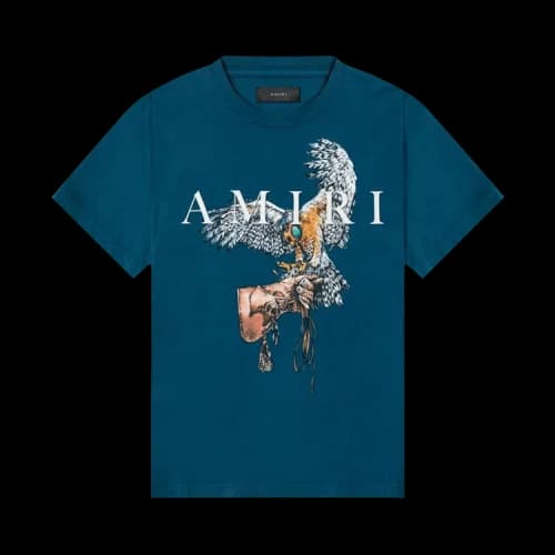 Amiri Falcon Tee 'Petrol Blue'