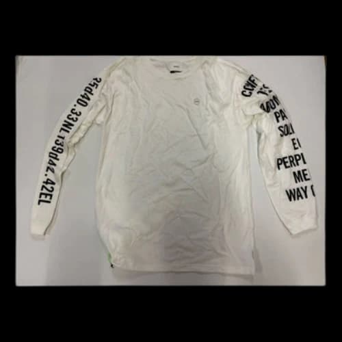 WTAPS Alphabet Printing Long Sleeves White
