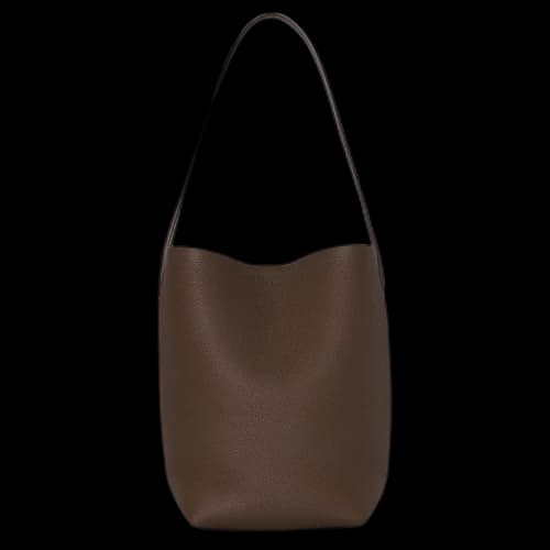 The Row Small N/S Park Tote Bag 'Dark Olive'