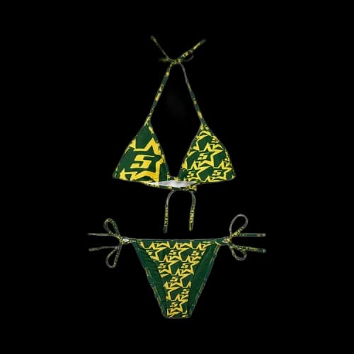 Sp5der 5 Star Bikini 'Green/Yellow'