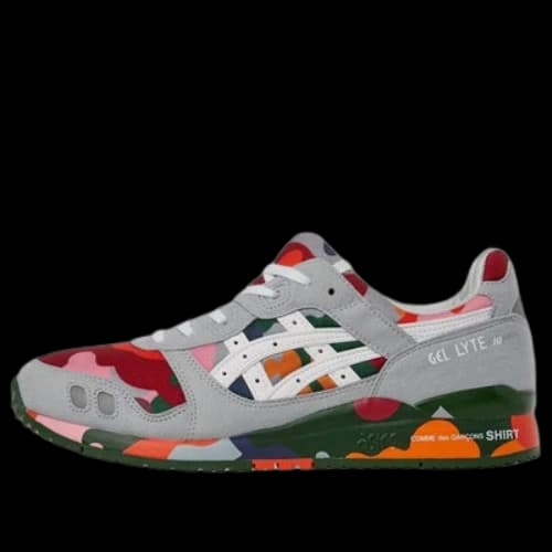 ASICS x COMME des GARCONS Shirt Gel-Lyte 3 'Grey Red Multicolor'