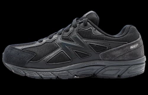 New Balance 480 Series v5 Retro Casual jogging Shoe Black (Women's)