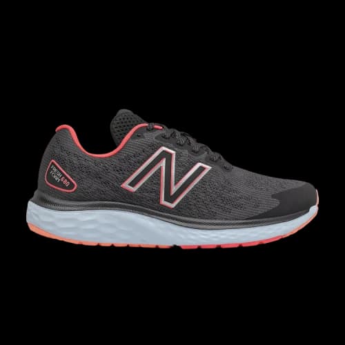 New Balance Fresh Foam 680v7 Wide 'Black Vivid Coral' (Women's)