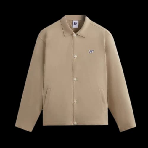 Kith For Wilson Midway Coaches Jacket 'Seedpearl'