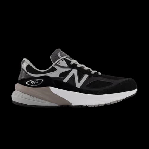 New Balance 990v6 Made in USA 2E Wide 'Black Silver' (Women's)
