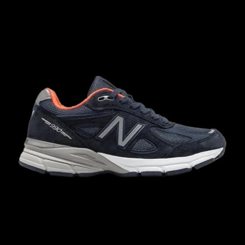 New Balance 990v4 Made in USA 'Navy Orange' (Women's)