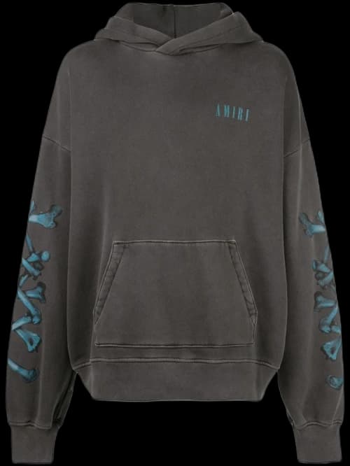 AMIRI Bones Hoodie Vintage Black
