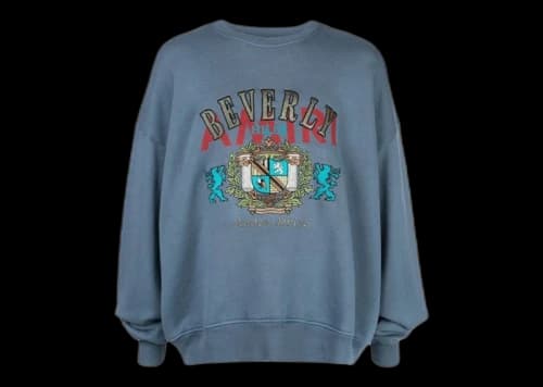 AMIRI Beverly Hills Crewneck Slate Blue