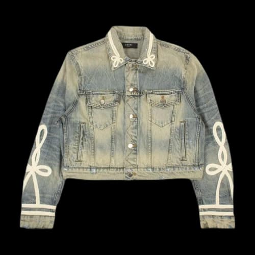 Amiri Denim Roping Trucker Jacket 'Blue'