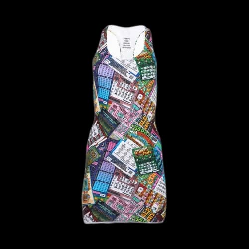 Vetements Lottery Open Back Mini Dress 'Lottery'