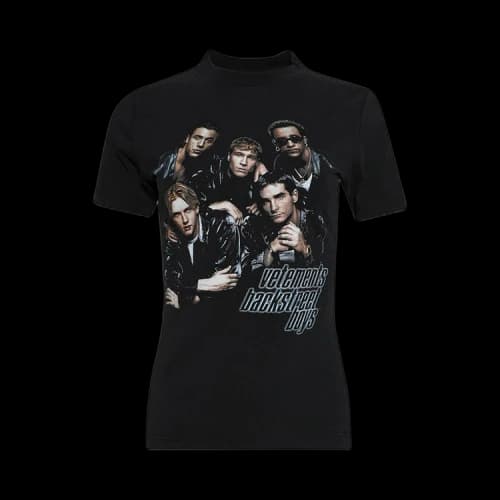 Vetements Backstreetboys Fitted Hourglass T-Shirt 'Black'