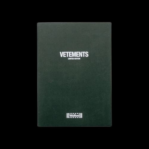 Vetements x Wolford Logo Tights 'Black'