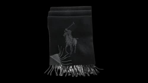 Polo Ralph Lauren Polo Player Scarf Charcoal/Black