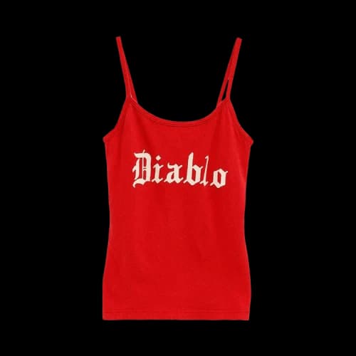 Willy Chavarria Diablo Cholita Tank 'Red'