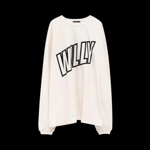 Willy Chavarria Inside Out Willy Long-Sleeve Buffalo Tee 'White'