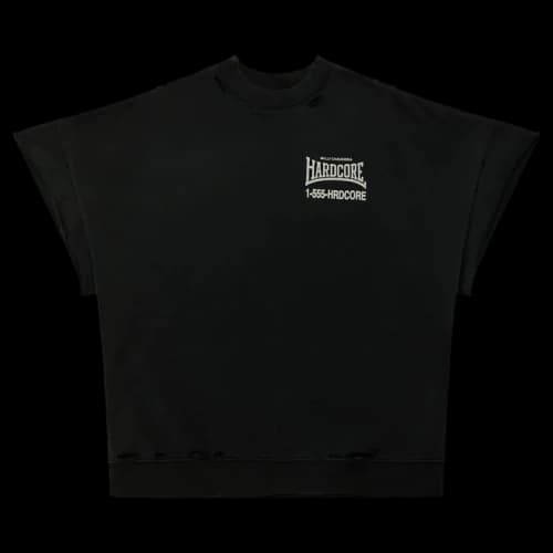 Willy Chavarria Hardcore Muscle Tee 'Black'