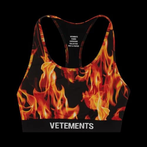 Vetements Fire Sports Bra 'Fire'