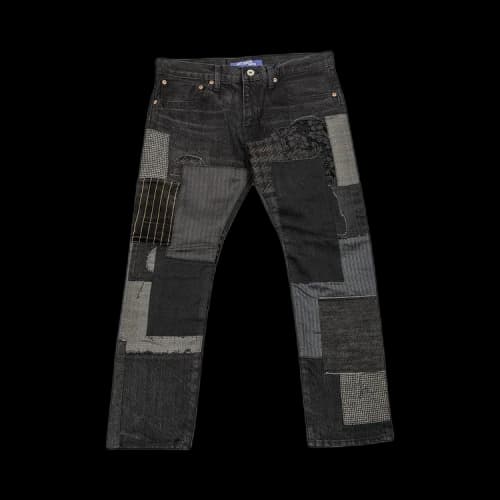 Junya Watanabe Patchwork Denim Trouser 'Black'