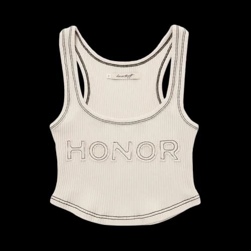 Honor The Gift Charm Tank 'Bone'