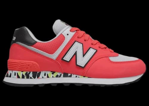 New Balance 574 Vivid Coral Camo (Women's)
