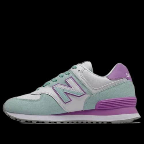 New Balance 574 Split Sail Green/Purple (Women's)