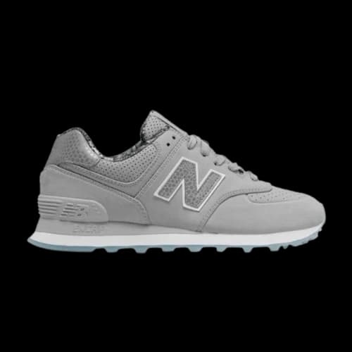 New Balance 574 Lux Reptile 'Silver Mink' (Women's)